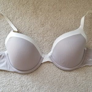 Calvin Klein beige bra size 36A